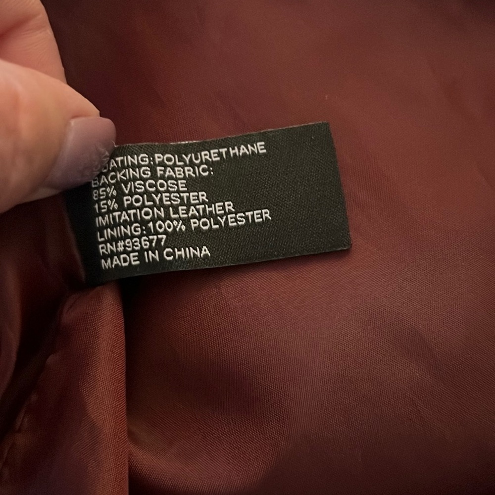 Maroon jacket